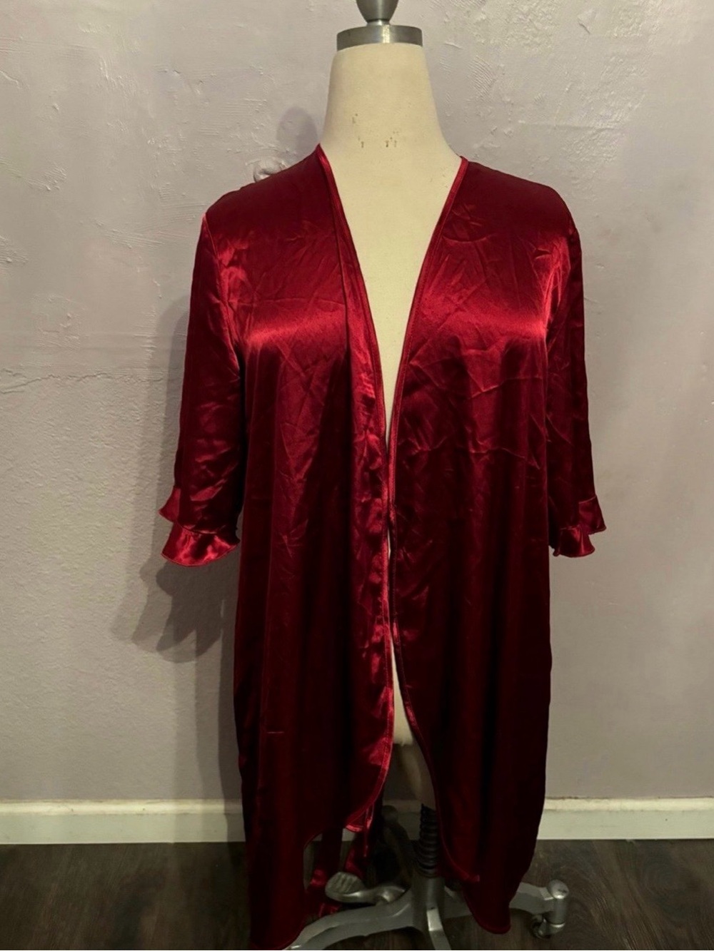 Vintage Woman’s red robe